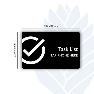 Task List Tags with adhesive backing