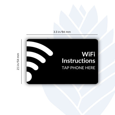 Wifi Tags with adhesive backing