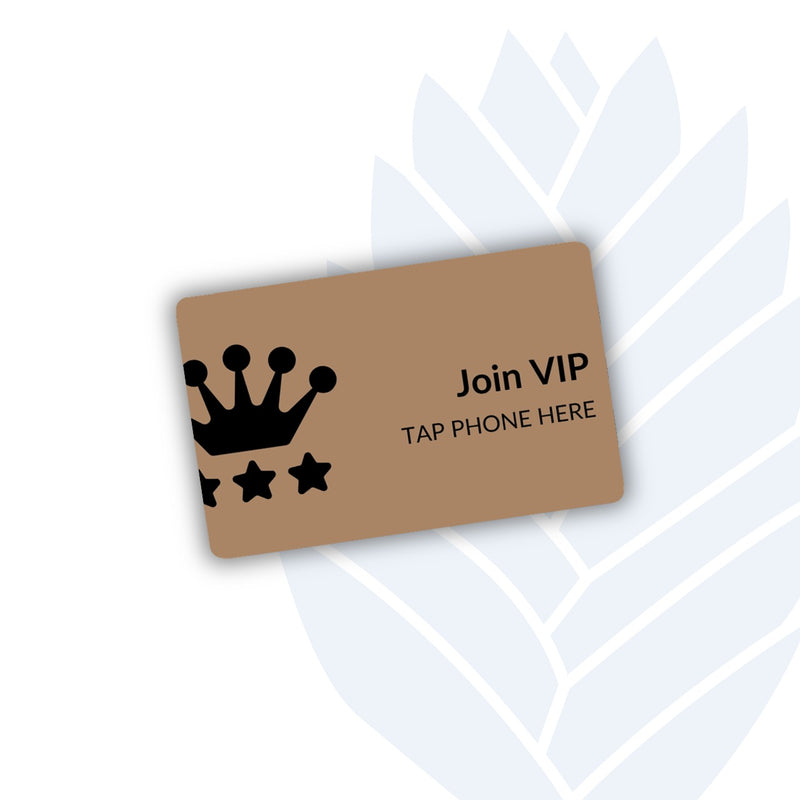 VIP Tags with adhesive backing