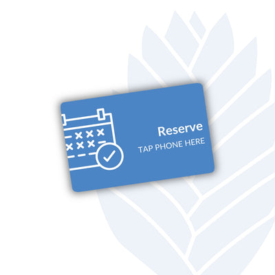 Reserve Tags with adhesive backing