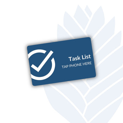 Task List Tags with adhesive backing